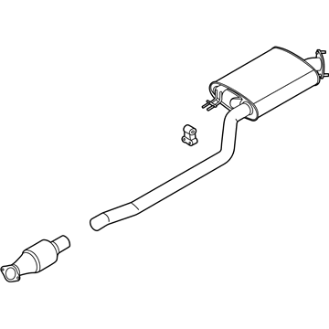 2021 Hyundai Palisade Muffler - 28600-S8120