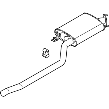 2021 Hyundai Palisade Muffler - 28650-S8100