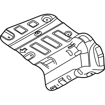 Hyundai Santa Fe Exhaust Heat Shield - 28793-C5100