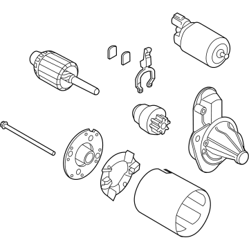 Hyundai Accent Starter Motor - 36100-2M317