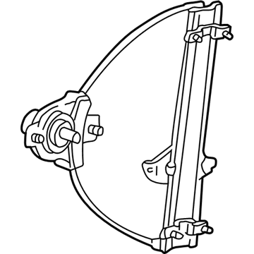 2000 Hyundai Accent Window Regulator - 82402-25000