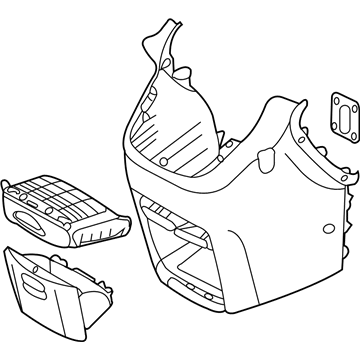 2007 Hyundai Entourage Center Console Base - 84610-4D000-CS