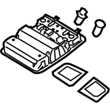 Hyundai 92800-3J120-OR Overhead Console Lamp Assembly