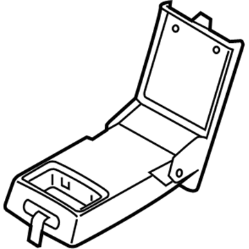 Hyundai 89900-C2KC0-XUR Rear Seat Back Armrest Assembly