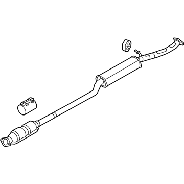 Hyundai 28600-D3280 Center Muffler Complete