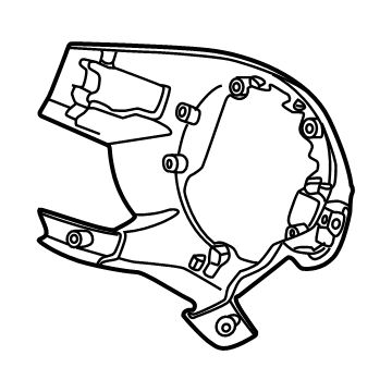 Hyundai 56120-N9000-NNB Cover Assembly-Steering Wheel LWR