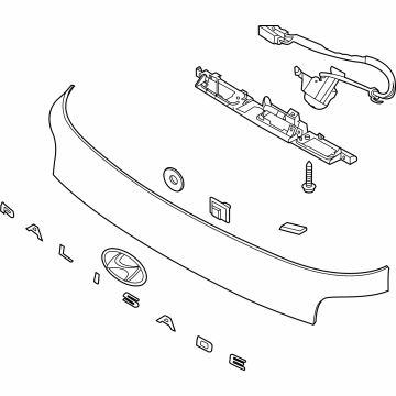 Hyundai 87310-S8010 GARNISH Assembly-Tail Gate