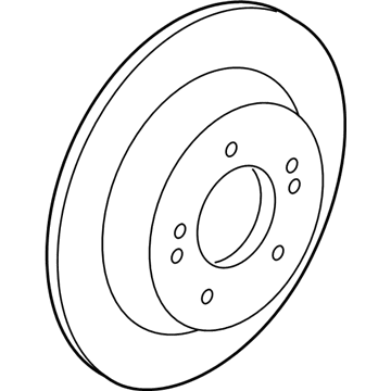 2021 Hyundai Kona Brake Disc - 58411-J9500