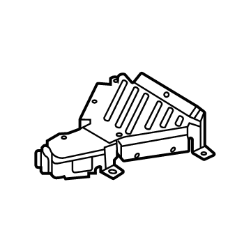 Hyundai 97364-GI000 DUCT-REAR MODE,LH