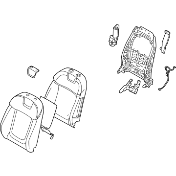 Hyundai 88300-CW510-KIE Back Assembly-FR Seat,LH