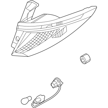 2023 Hyundai Tucson Tail Light - 92401-CW000