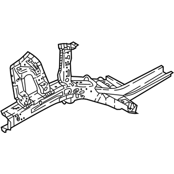 Hyundai 64606-J0000 Member Assembly-Front Side,RH