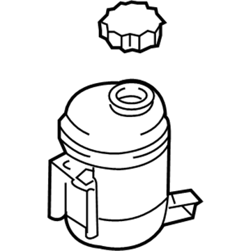 2001 Hyundai Tiburon Power Steering Reservoir - 57150-2C000