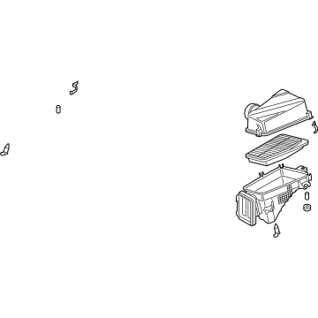 Hyundai 28110-J5300 Cleaner Assembly-Air,LH