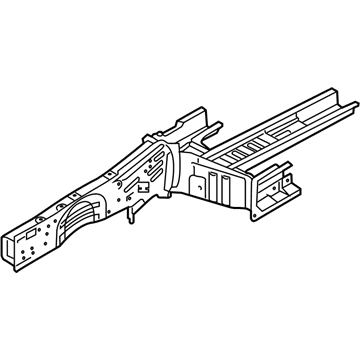 Hyundai 64601-D3510 Member Assembly-Front Side,LH