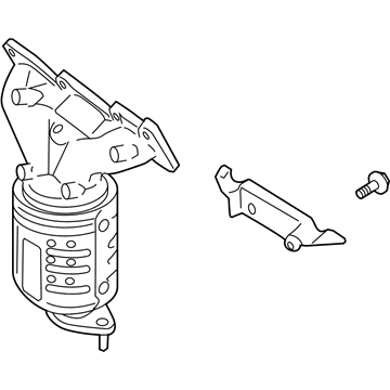 Hyundai 28510-3C570 Exhaust Manifold Catalytic Assembly, Left