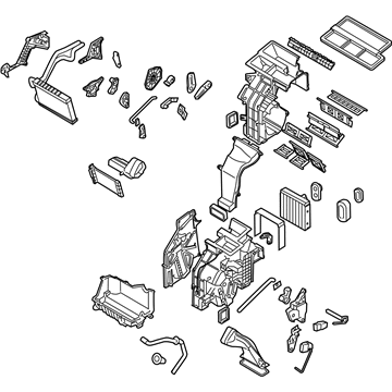 Hyundai 97205-3J050 Heater & Evaporator Assembly