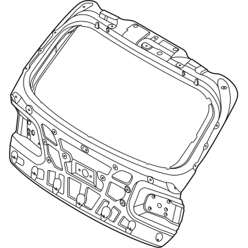 Hyundai 72800-DS000 PANEL ASSY-TAIL GATE