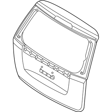 Hyundai 73700-4J010 Panel Assembly-Tail Gate