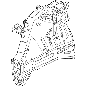 Hyundai 64501-KL000 PANEL ASSY-FNDR APRON,LH