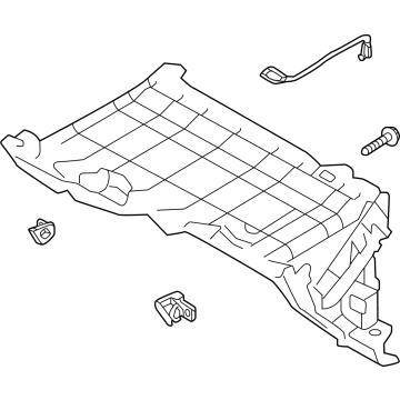 Hyundai 84540-GI200-YGU COVER ASSY-GLOVE BOX HSG UPR