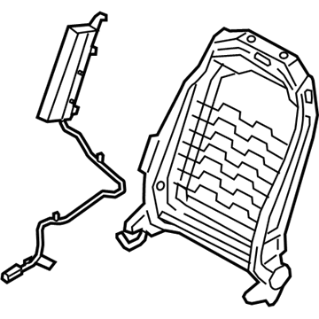 Hyundai 88410-K2100 Frame Assembly-FR Seat Back RH