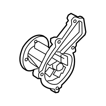 2021 Hyundai Elantra Water Pump - 25100-2J000