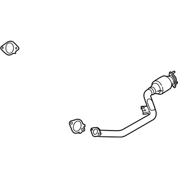 Hyundai 28600-D2620 Front Muffler Assembly, Left