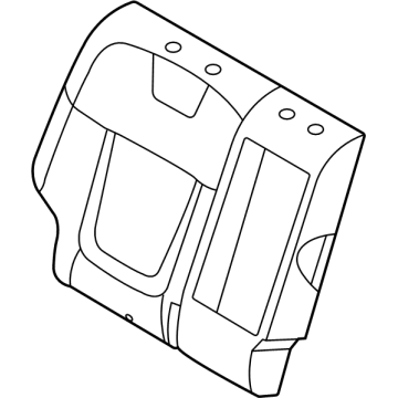 Hyundai 89460-CW010-KIF Covering-RR Seat Back,RH