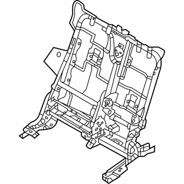 Hyundai 89410-CW010 Frame Assembly-RR Seat Back,RH