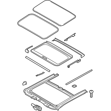 2022 Hyundai Accent Sunroof - 81600-J0000-TTX