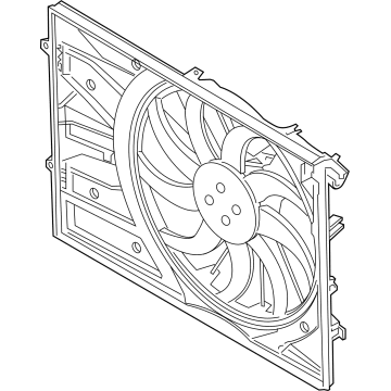 2022 Hyundai Santa Fe Cooling Fan Assembly - 25380-S1400