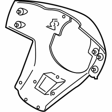 Hyundai Santa Fe Hybrid Steering Column Cover - 56120-S1100-SST