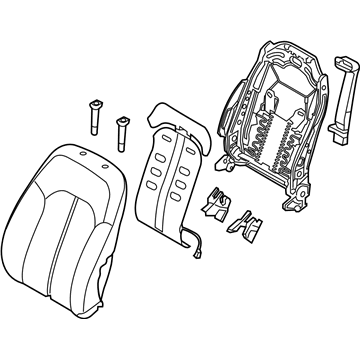 Hyundai 88400-C2KE0-XUR Back Assembly-FR Seat Passenger