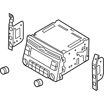 Hyundai 96140-3J100-6Y Audio Assembly