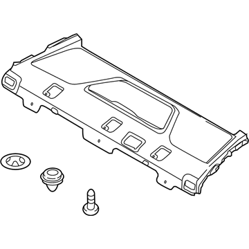 Hyundai 85620-B1010-RRY Trim Assembly-Package Tray FR