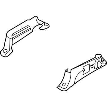 Hyundai 88694-4D160-CS Leg Cover-Front Seat Inner,RH