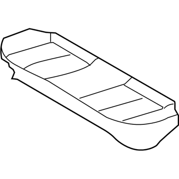 Hyundai 89160-2H100-HAD Rear Seat Cushion Covering Assembly