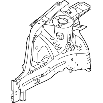 Hyundai 64501-IB000 PANEL ASSY-FNDR APRON,LH