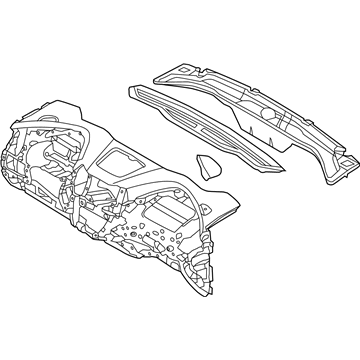 Hyundai 84710-2W000-NBC Crash Pad Assembly-Main