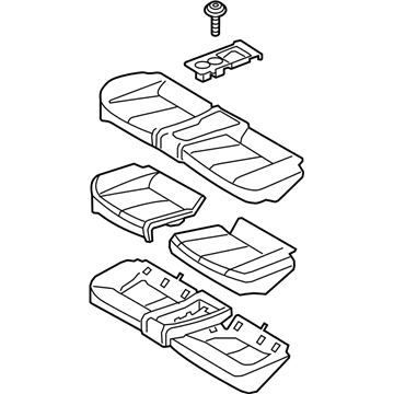 Hyundai Veloster Seat Cushion - 89100-2V101-S6R