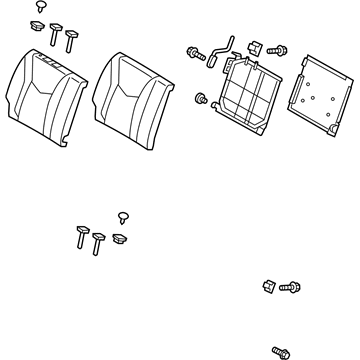 Hyundai 89400-2V270-TYG Back Assembly-Rear Seat RH