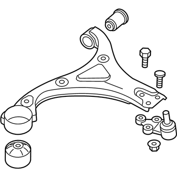 2014 Hyundai Sonata Hybrid Control Arm - 54501-4R000