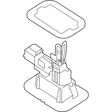 Hyundai 92502-GI000 LAMP ASSY-LICENSE PLATE,RH