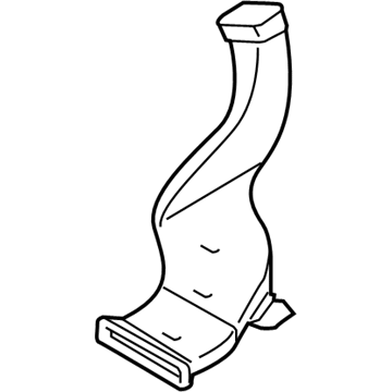 Hyundai 97370-G7AA0 Duct-Rear Heating,RH