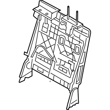 Hyundai 89A31-S8541 Frame Assembly-3RD S/BACK,LH