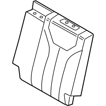 Hyundai 89A36-S8560-UDE 3Rd Back Covering Assembly ,Left