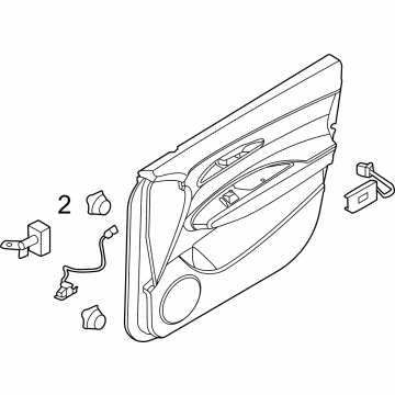 Hyundai 82308-DS110-N9B PANEL ASSY-FRONT DOOR TRIM,RH