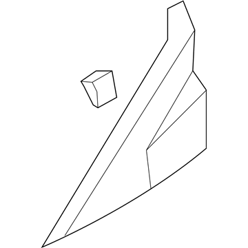 Hyundai 86180-J0000 Garnish Assembly-Delta LH