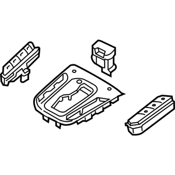 Hyundai 846K0-G2CD0-UAY COVER ASSY-CONSOLE UPR